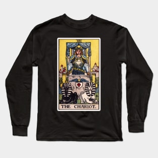 VII. The Chariot Tarot Card Long Sleeve T-Shirt